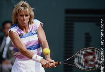 American tennis player Chris Evert won the Women's Singles title at Wimbledon in 1974, 1976 and 1981.