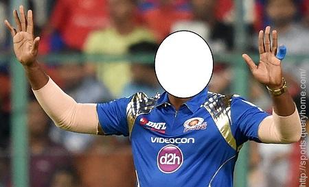 In IPL who put tape on his mouth in protest after being warned about his sledging by an umpire?