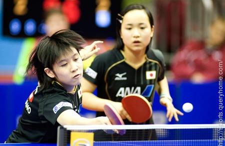 Japanese teens Mima Ito and Miu Hirano became youngest table tennis champions on 13 December 2014 in table tennis World Grand Finals.