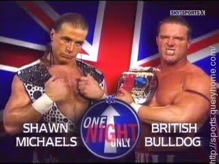 Shawn Michaels beat British Bulldog to win his first Intercontinental Title