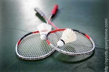 Badminton game get its name because it first played at great Badminton in Gloucestershire, England.