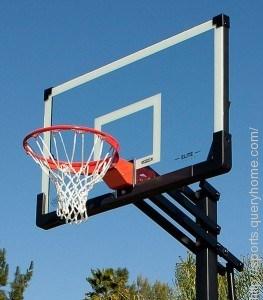What is the regulation height for a basketball hoop?