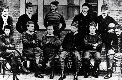 For The FA Cup the Wanderers and the Royal Engineers contest for the first time in 1872.