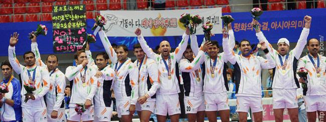 Indian Kabaddi Team at Asian games