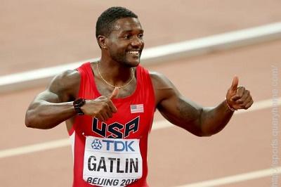 Justin Gatlin finished second behind Usain Bolt in the final of the 100m at the Rio Olympics 2016