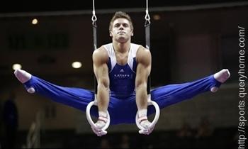 Gymnastics uses asymmetric bars, rings and a pommel horse.