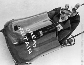 In Bobsleigh event Tony Nash and Robin Dixon win a gold medal at the 1964 Winter Olympics.
