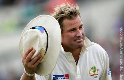 In the last innings of  Shane Warne test career he scored 75 with the help of 9 fours and 2 sixes.