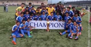 India win the 2017 SAFF Under-15 Championship.